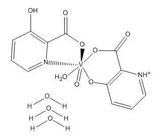 VO-OHpic trihydrate (CAS 476310-60-8) - chemical structure image