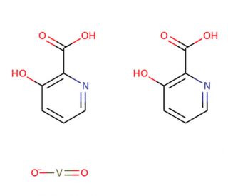 VO-OHpic (Vanadium Oxide Hydroxypicolinate) (CAS 675848-25-6) - chemical structure image
