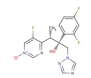 Voriconazole N-Oxide (CAS 618109-05-0) - chemical structure image