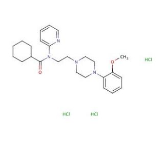 WAY 100635 Hydrochloride (CAS 146714-97-8) - chemical structure image