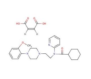 WAY-100635 maleate salt (CAS 634908-75-1) - chemical structure image