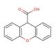Xanthene-9-carboxylic acid (CAS 82-07-5) - chemical structure image