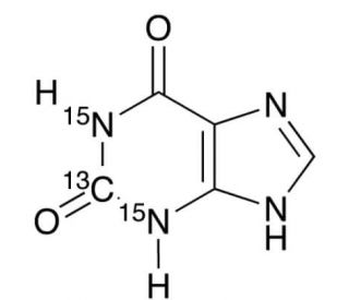 Xanthine-13C15N2 (CAS 1262670-81-4) - chemical structure image