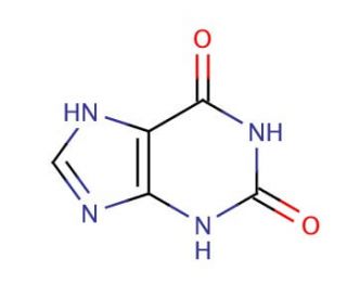Xanthine (CAS 69-89-6) - chemical structure image