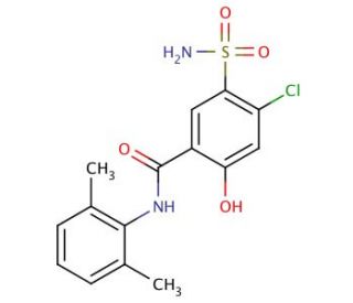 Xipamide (CAS 14293-44-8) - chemical structure image