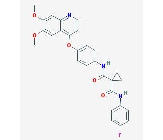 XL-184 free base (CAS 849217-68-1) - chemical structure image