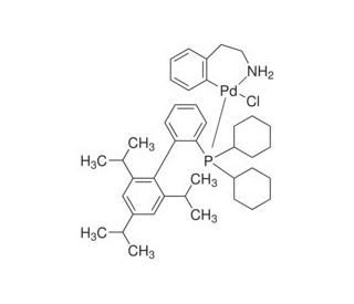 (XPhos) palladium(II) phenethylamine chloride (CAS 1028206-56-5) - chemical structure image