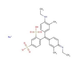 Xylene Cyanol FF (CAS 2650-17-1) - chemical structure image