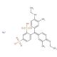 Xylene Cyanol FF (CAS 2650-17-1) - chemical structure image
