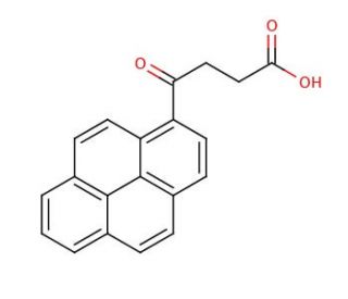 y-Oxo-1-pyrenebutyric acid (CAS 7499-60-7) - chemical structure image