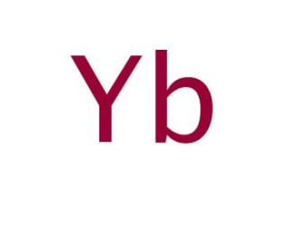 Ytterbium (CAS 7440-64-4) - chemical structure image