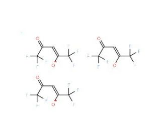 Yttrium hexafluoroacetylacetonate (CAS 18911-76-7) - chemical structure image