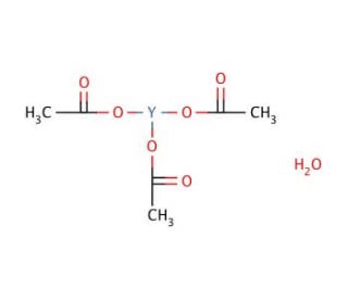 Yttrium(III) acetate (CAS 304675-69-2) - chemical structure image