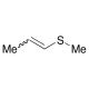 1-Methylthio-1-propene (Mixture of 1:1 trans-cis isomers) 的分子结构 1-Methylthio-1-propene (Mixture of 1:1 trans-cis isomers) - chemical structure image