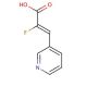 Z-2-Fluoro-3-(3-pyridyl)acrylic Acid (CAS 359435-42-0) - chemical structure image