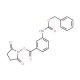 Z-3-aminobenzoic acid N-hydroxysuccinimide ester (CAS 129666-48-4) - chemical structure image