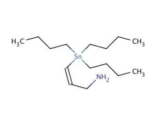 Z-3-(Tributylstannyl)-2-propen-1-amine (CAS 146829-37-0) - chemical structure image