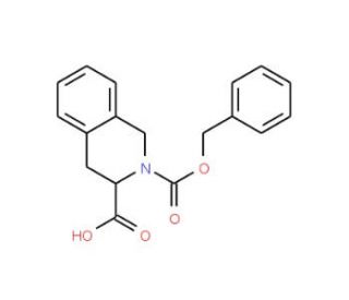 Z-[3R]-1,2,3,4-Tetrahydroisoquinolene-3-carboxylic acid (CAS 146684-74-4) - chemical structure image