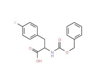 Z-4-fluoro-L-phenylalanine (CAS 17543-58-7) - chemical structure image
