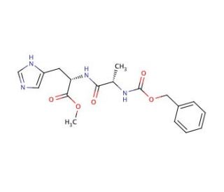 Z-Ala-His-OMe (CAS 32303-82-5) - chemical structure image