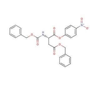 Z-Asp(OBzl)-ONp (CAS 2419-54-7) - chemical structure image