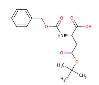 Z-Asp(OtBu)-OH (CAS 5545-52-8) - chemical structure image