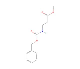 Z-&beta;-alanine methyl ester (CAS 54755-77-0) - chemical structure image