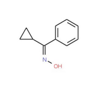 (Z)-cyclopropyl(phenyl)methanone oxime - chemical structure image