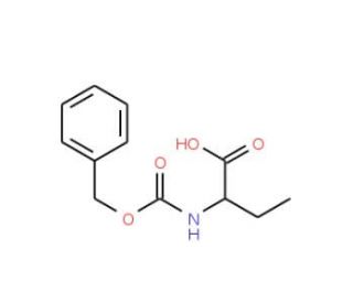Z-D-2Abu-OH (CAS 2900-20-1) - chemical structure image