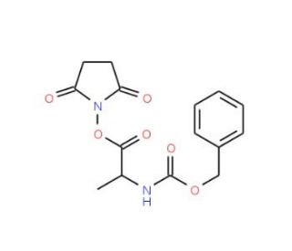 Z-D-alanine-N-hydroxysuccinimide ester (CAS 27167-53-9) - chemical structure image