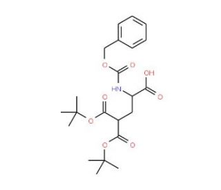 Z-D-Gla(OtBu)2-OH (CAS 60868-52-4) - chemical structure image