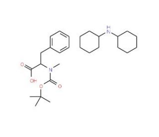 Z-D-neopentylglycine dicyclohexylammonium salt (CAS 201677-20-5) - chemical structure image