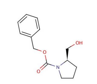 Z-D-Prolinol (CAS 72597-18-3) - chemical structure image