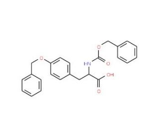 Z-D-Tyr(Bzl)-OH (CAS 92455-53-3) - chemical structure image