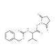 Z-D-valine N-hydroxysuccinimide ester (CAS 4467-55-4) - chemical structure image