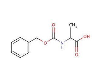 Z-DL-Ala-OH (CAS 4132-86-9) - chemical structure image