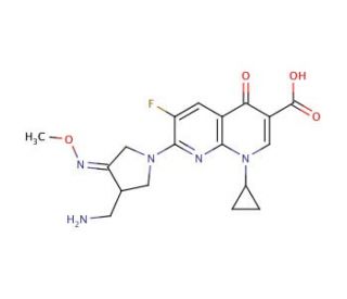 (Z)-Gemifloxacin Mesilate (CAS 210353-53-0) - chemical structure image