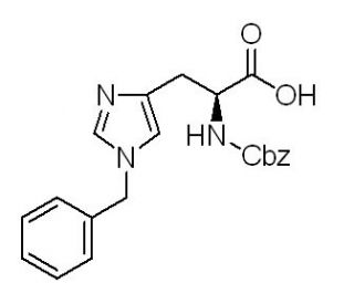 Z-His(Bzl)-OH (CAS 21929-66-8) - chemical structure image