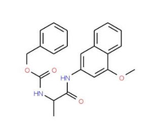 Z-L-alanine 4-methoxy-beta-naphthylamide (CAS 201982-94-7) - chemical structure image