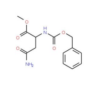 Z-L-asparagine methyl ester (CAS 4668-37-5) - chemical structure image