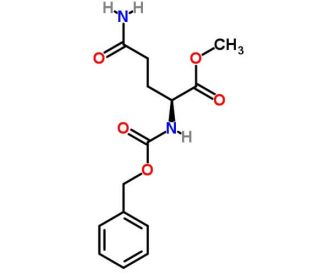 Z-L-glutamine methyl ester (CAS 2650-67-1) - chemical structure image