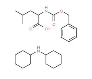 Z-L-leucine dicyclohexylammonium salt (CAS 53363-87-4) - chemical structure image