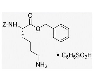 Z-L-lysine benzyl ester&middot;Benzenesulfonate (CAS 68973-36-4) - chemical structure image