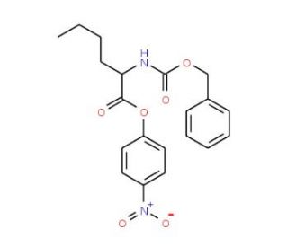 Z-L-Nle-ONp (CAS 24181-97-3) - chemical structure image