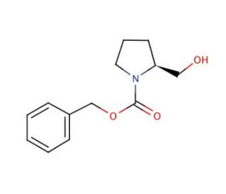Z-L-Prolinol (CAS 6216-63-3) - chemical structure image