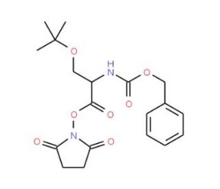 Z-L-Ser(tBu)-OSu (CAS 19460-97-0) - chemical structure image