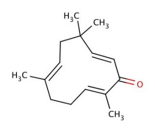 Zerumbone (CAS 471-05-6) - chemical structure image