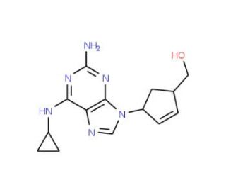 Ziagen (CAS 136470-78-5) - chemical structure image