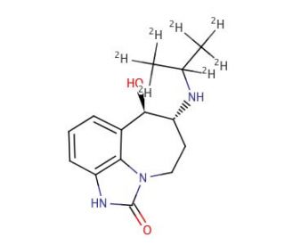 Zilpaterol-d7 (CAS 1217818-36-4) - chemical structure image