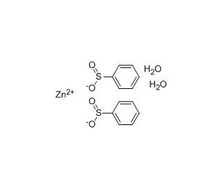 Zinc benzenesulfinate dihydrate (CAS 24308-84-7) - chemical structure image